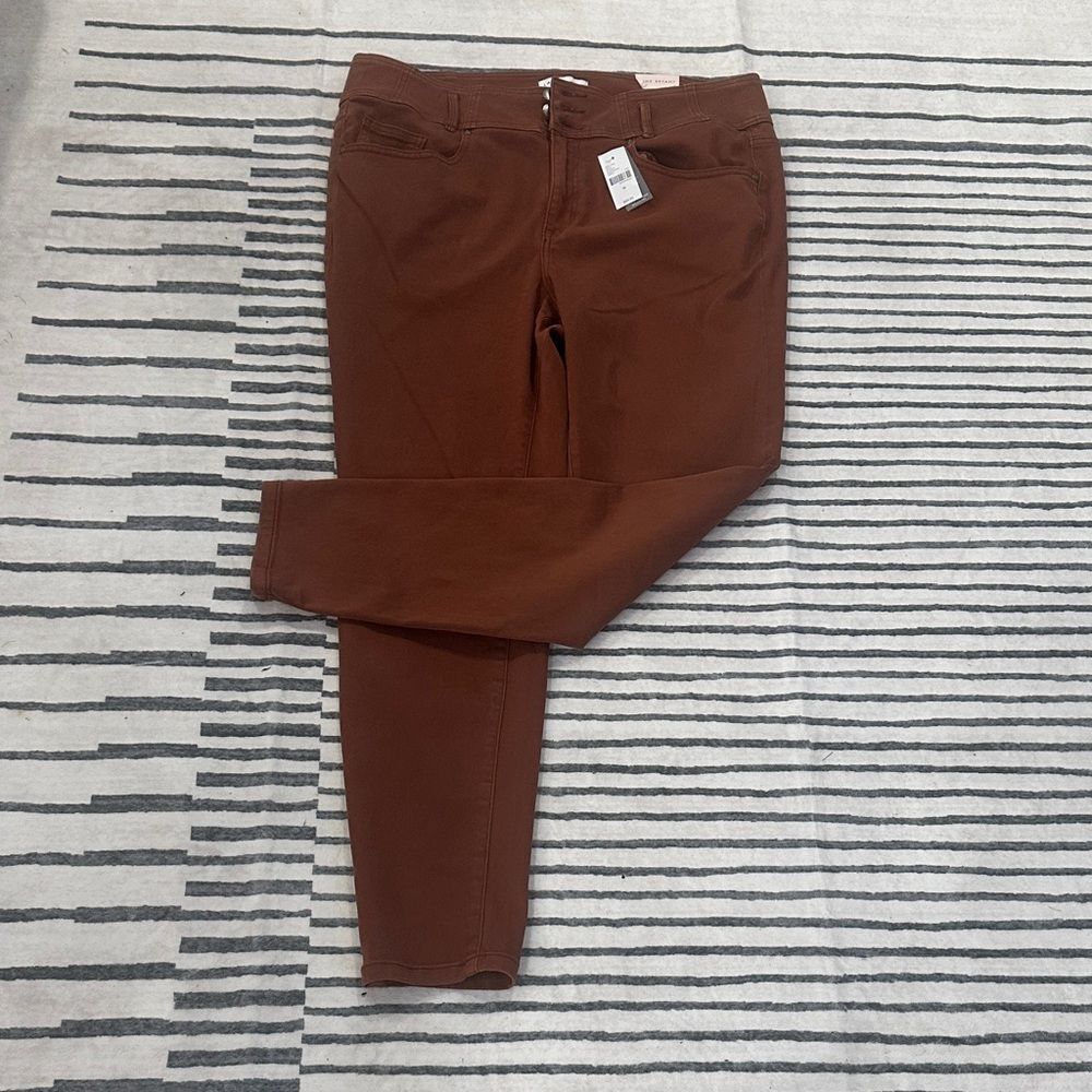 NWT Lane Bryant Deep Rust Jeggings